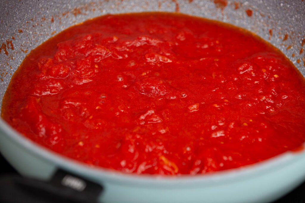 Paccheri al sugo con scampi